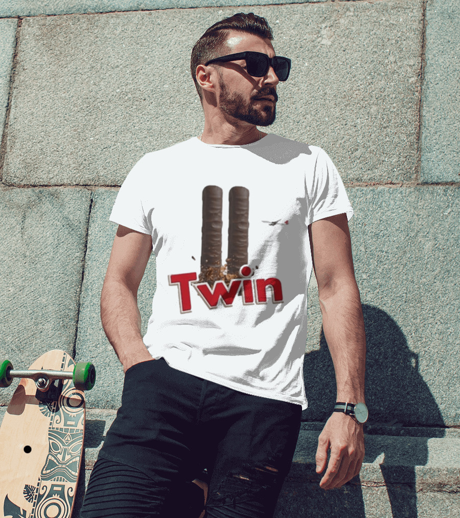 Bruhtees Twin Chocolate Candy Bar T-Shirt