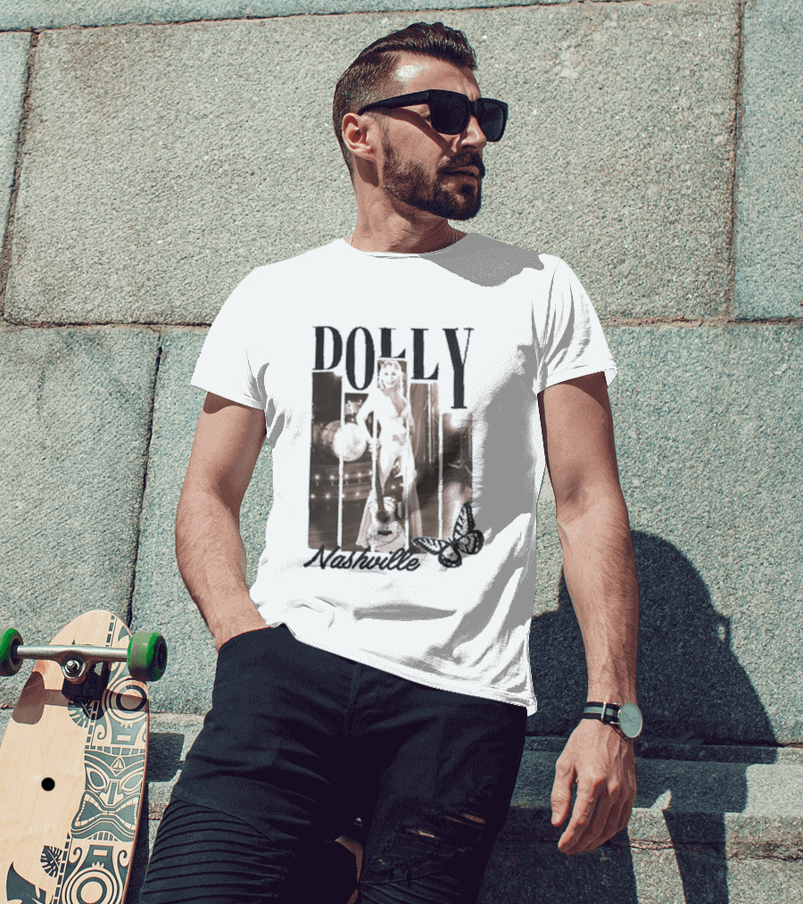 Dolly Parton Nashville Country Music Icon Microphone T-Shirt
