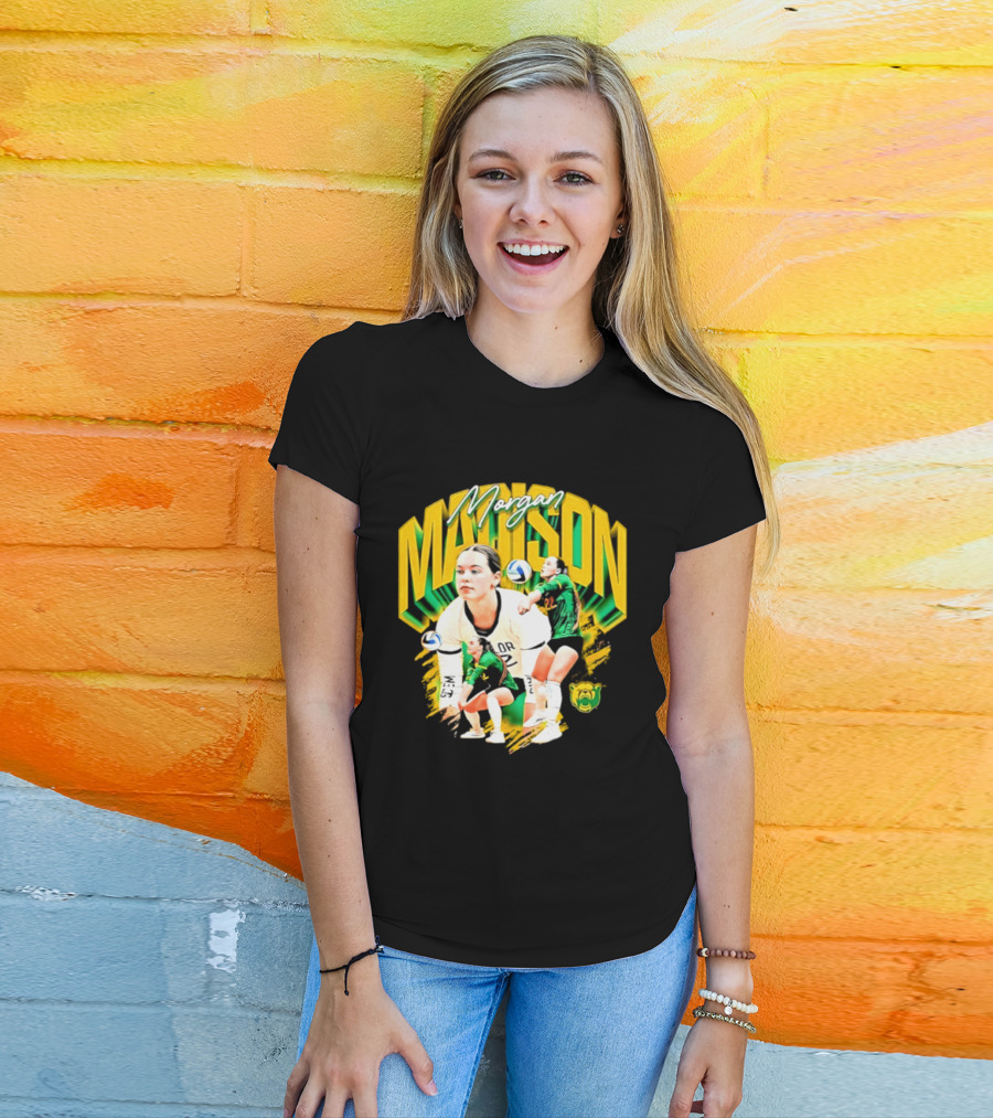 Morgan Madison Baylor Bears Volleyball NCAA Player Action And Team Spirit T-Shirt