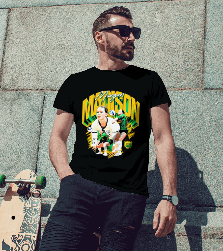Morgan Madison Baylor Bears Volleyball NCAA Player Action And Team Spirit T-Shirt