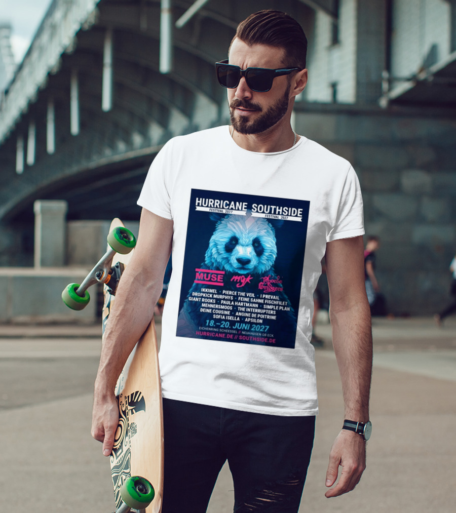 Hurricane Southside Festival 2027 Muse MGK Phoebe Bridgers Ikkimel June 18 20 Eichenring Scheessel Neuhause Ob Eck T-Shirt