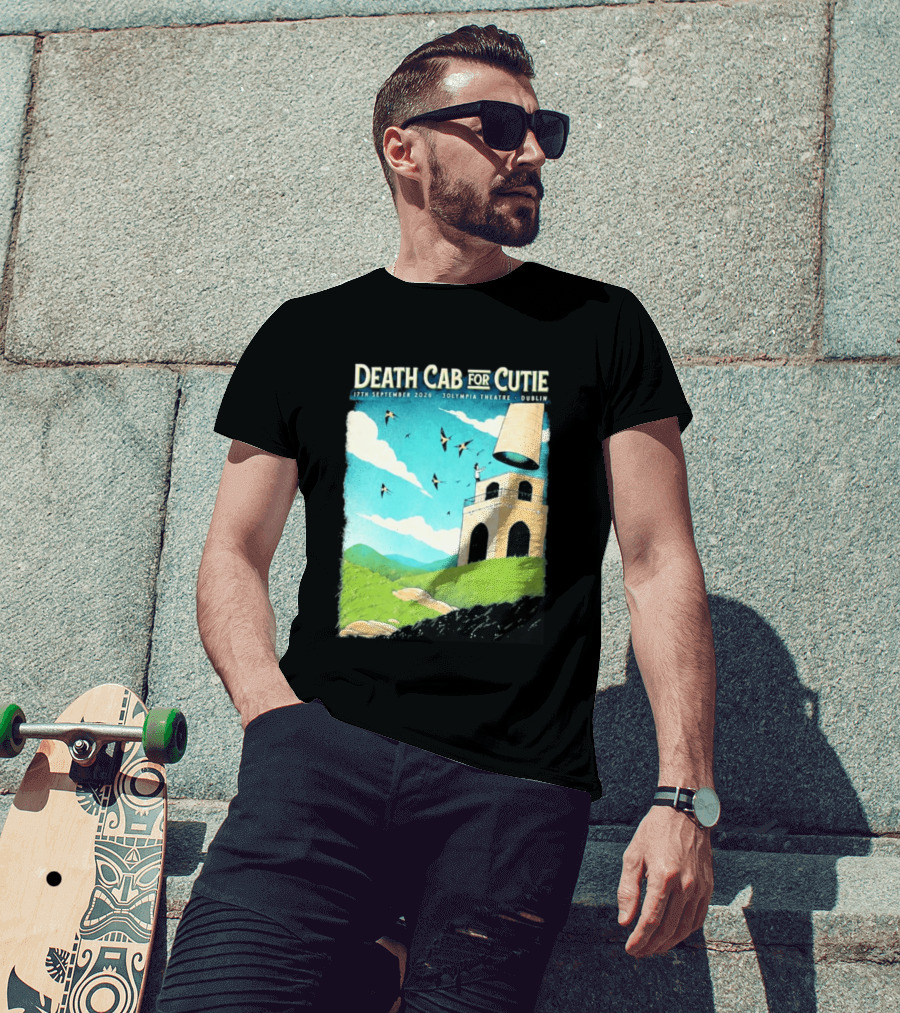 Death Cab For Cutie Olympia Theatre Dublin 17th September 2026 T-Shirt