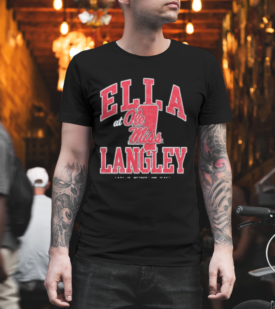 ELLA LANGLEY Ole Miss Mississippi T-Shirt