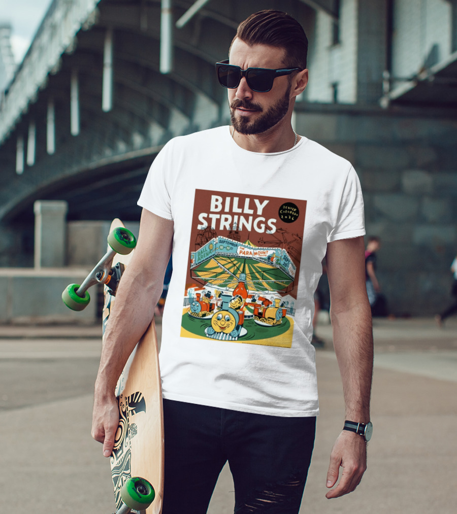 Billy Strings Denver Colorado Event Ball Arena September 18 19 2026 The Paramount Theatre T-Shirt