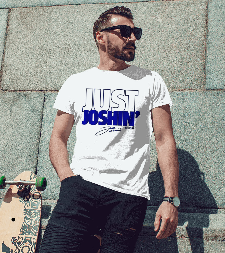 Just Joshin Josh Allen Signature Buffalo Football T-Shirt