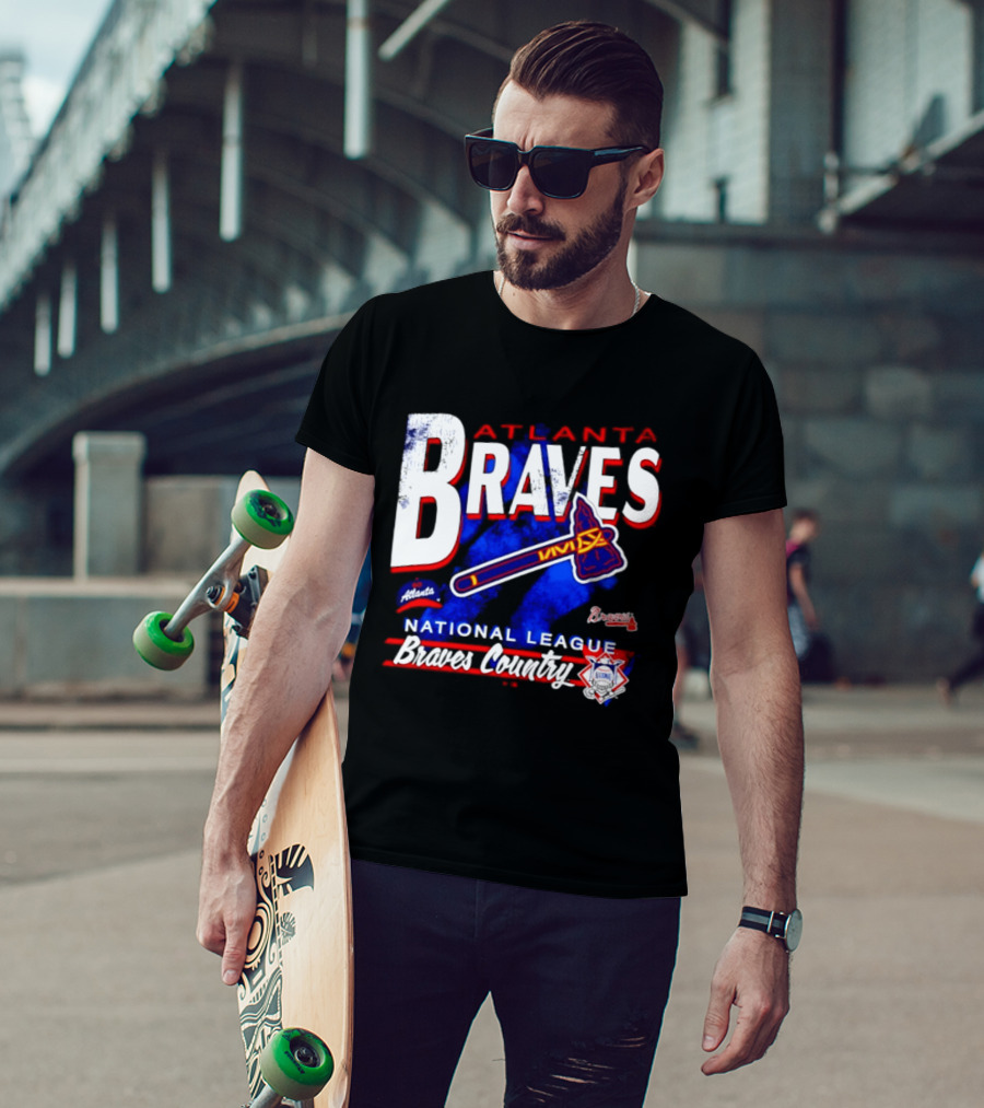 Atlanta Braves National League Braves Country Vintage Tomahawk Iconic Team Spirit T-Shirt
