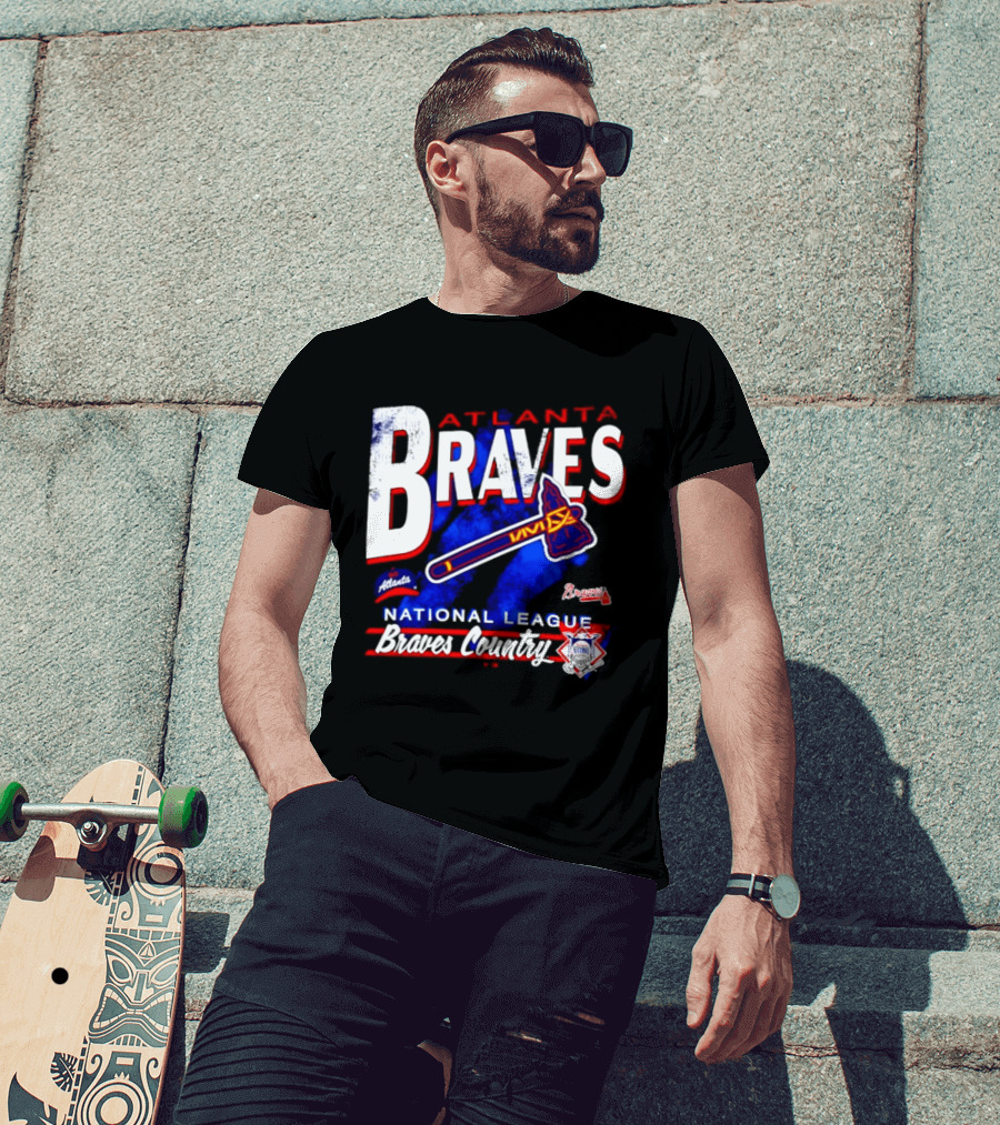 Atlanta Braves National League Braves Country Vintage Tomahawk Iconic Team Spirit T-Shirt