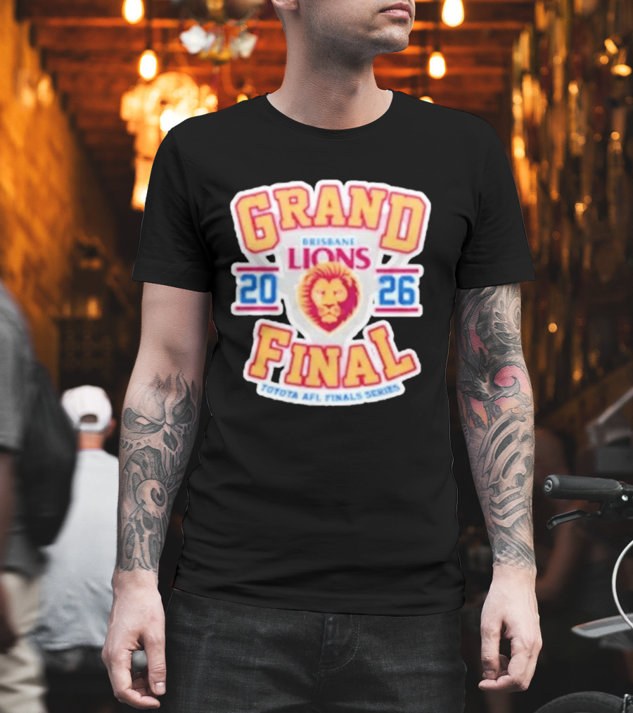 Brisbane Lions 2026 Grand Final Toyota AFL Finals Series T-Shirt
