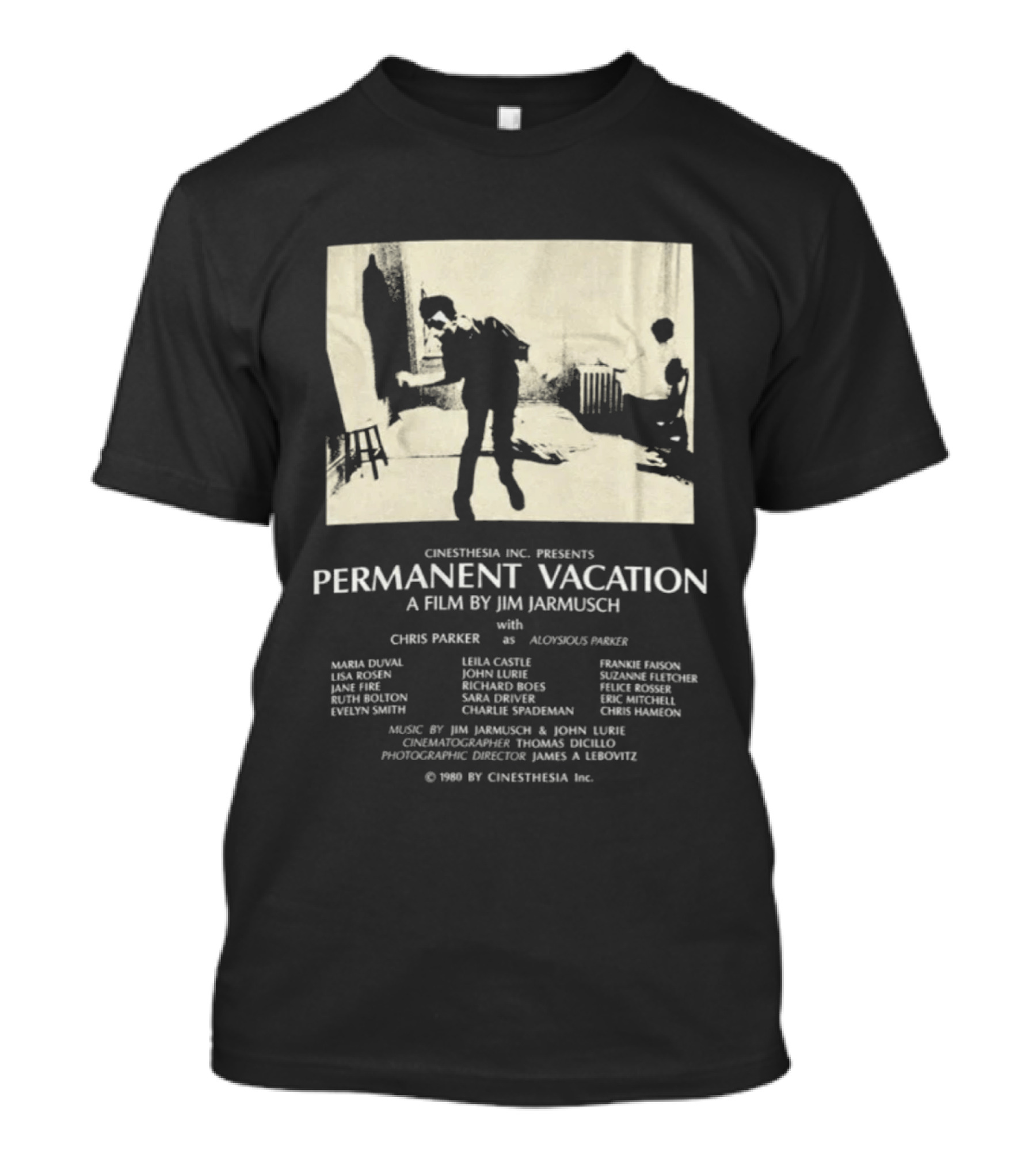 BTS Suga Min Yoongi Chris Parker Jim Jarmusch Permanent Vacation Film T-Shirt