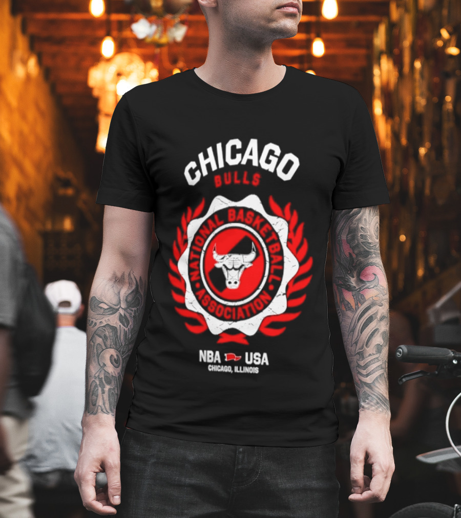 Chicago Bulls NBA USA Central Division Champions Chicago Illinois T-Shirt