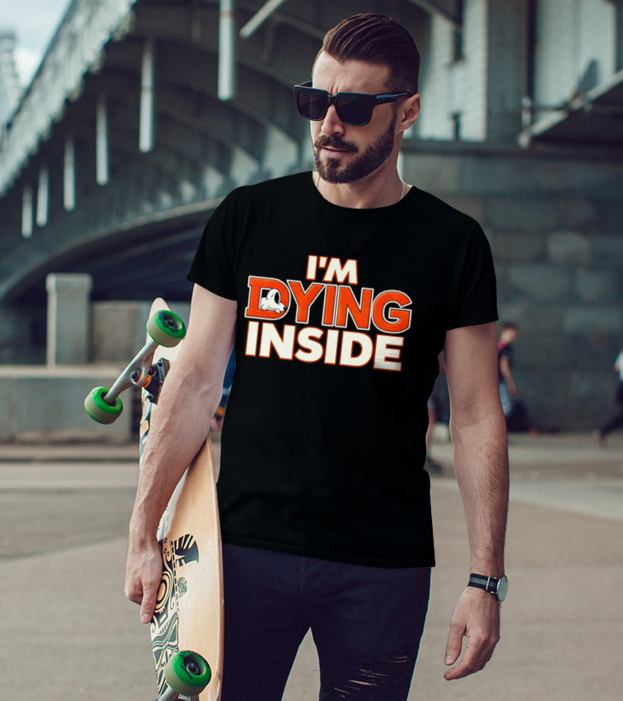 I'm Dying Inside Dead Horse Upside Down Letter D T-Shirt