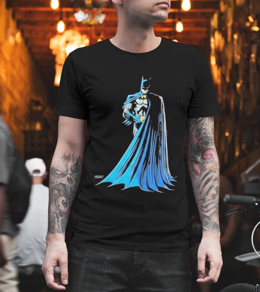IShowSpeed 1989 Batman DC Comics Blue And Grey Cape T-Shirt