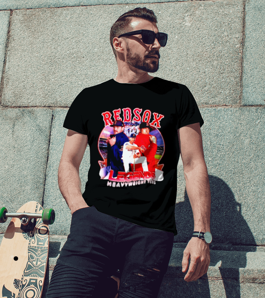 Boston Red Sox Legends Heavyweight Hits Abreu And Duran T-Shirt