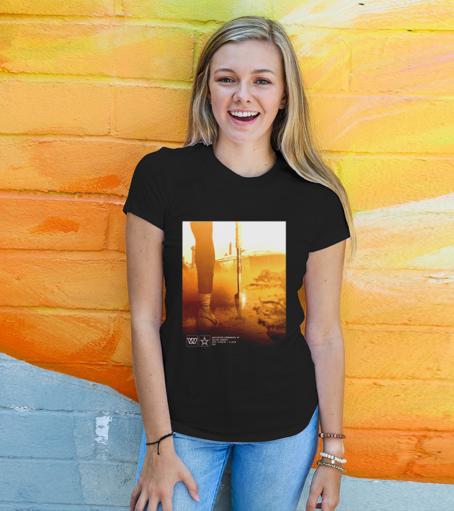 Washington Commanders At Dallas Cowboys AT&T Stadium September 21 2026 4:25 PM ET T-Shirt