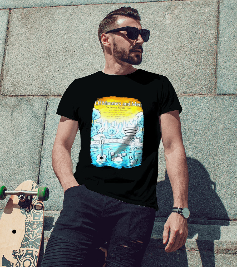 Of Monsters And Men The Mouse Parade Tour September 23 2026 Central Park New York T-Shirt