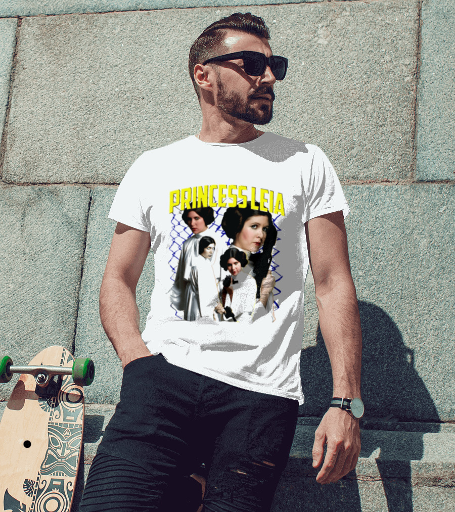 Princess Leia Star Wars Legends Bootleg Retro Fan T-Shirt