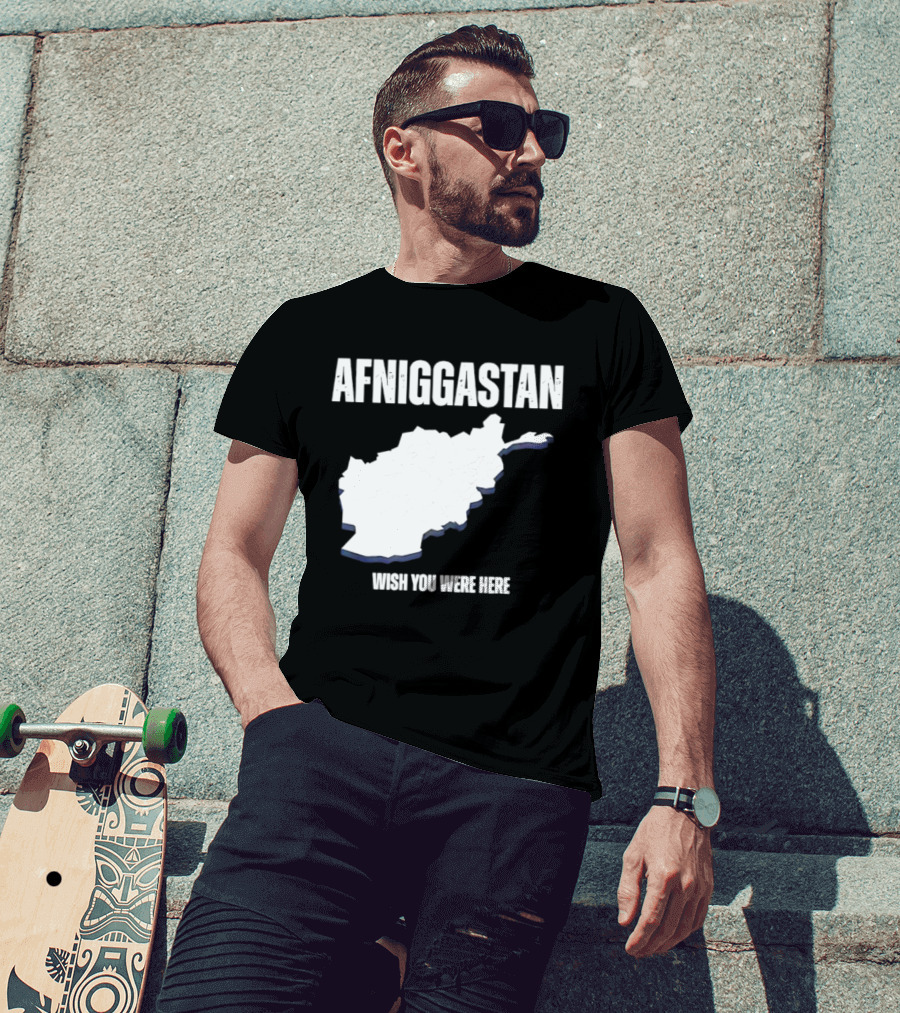 Afniggastan Wish You Were Here Afghanistan T-Shirt