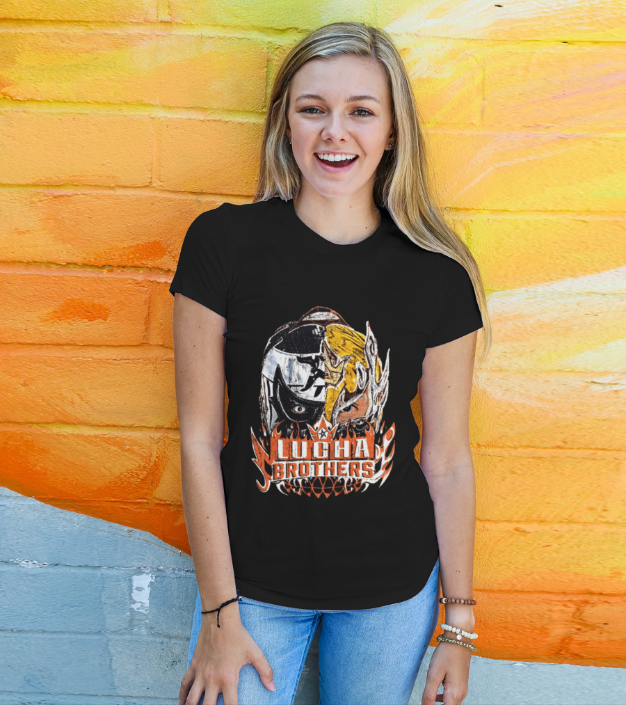 Lucha Brothers Penta Rey Fenix Mask Duo WWE T-Shirt