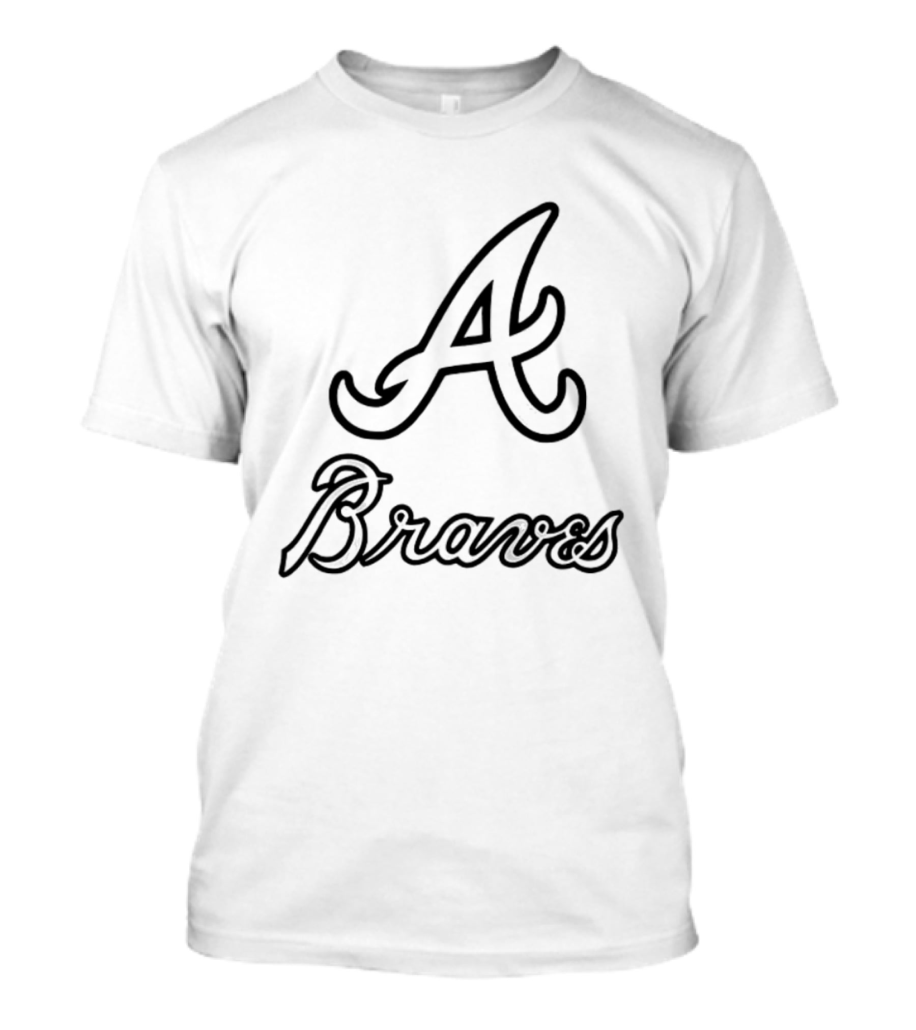 Chris Sale Wearing Atlanta Braves A Town Down Peace Up Two Sided T-Shirt