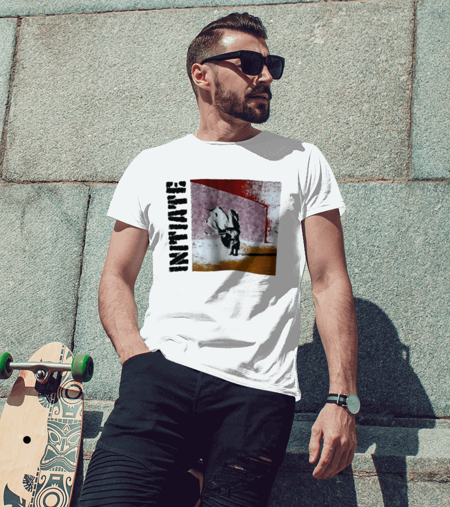 Initiate Minimalist Abstract T-Shirt