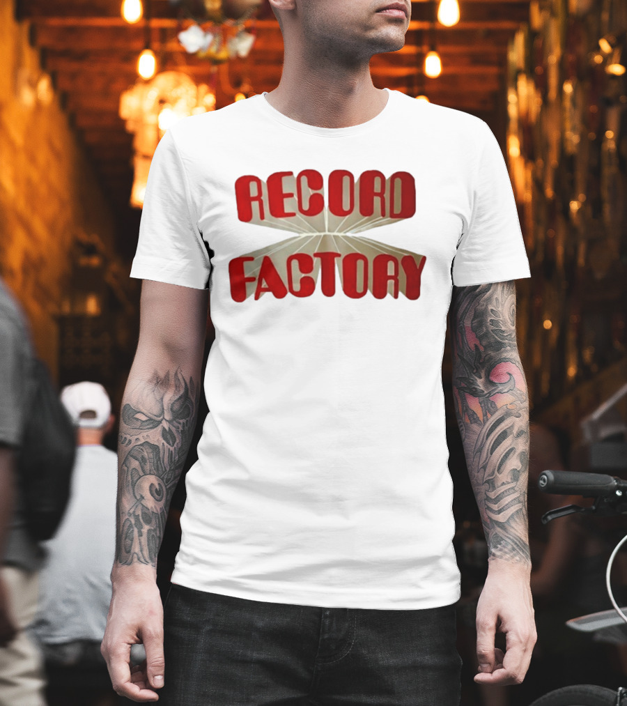 Record Factory Sunnyvale Music Retro Nostalgia T-Shirt
