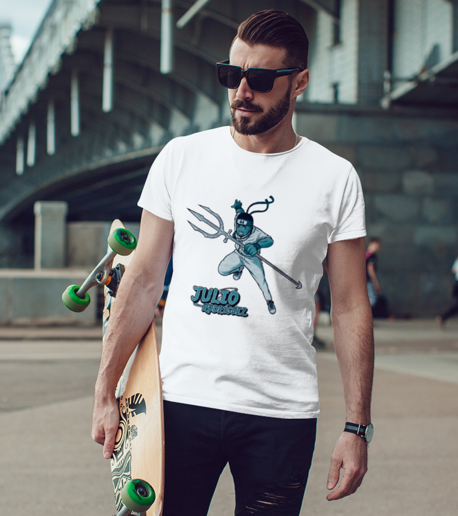 Seattle Mariners Julio Rodríguez Anime Ninja T-Shirt