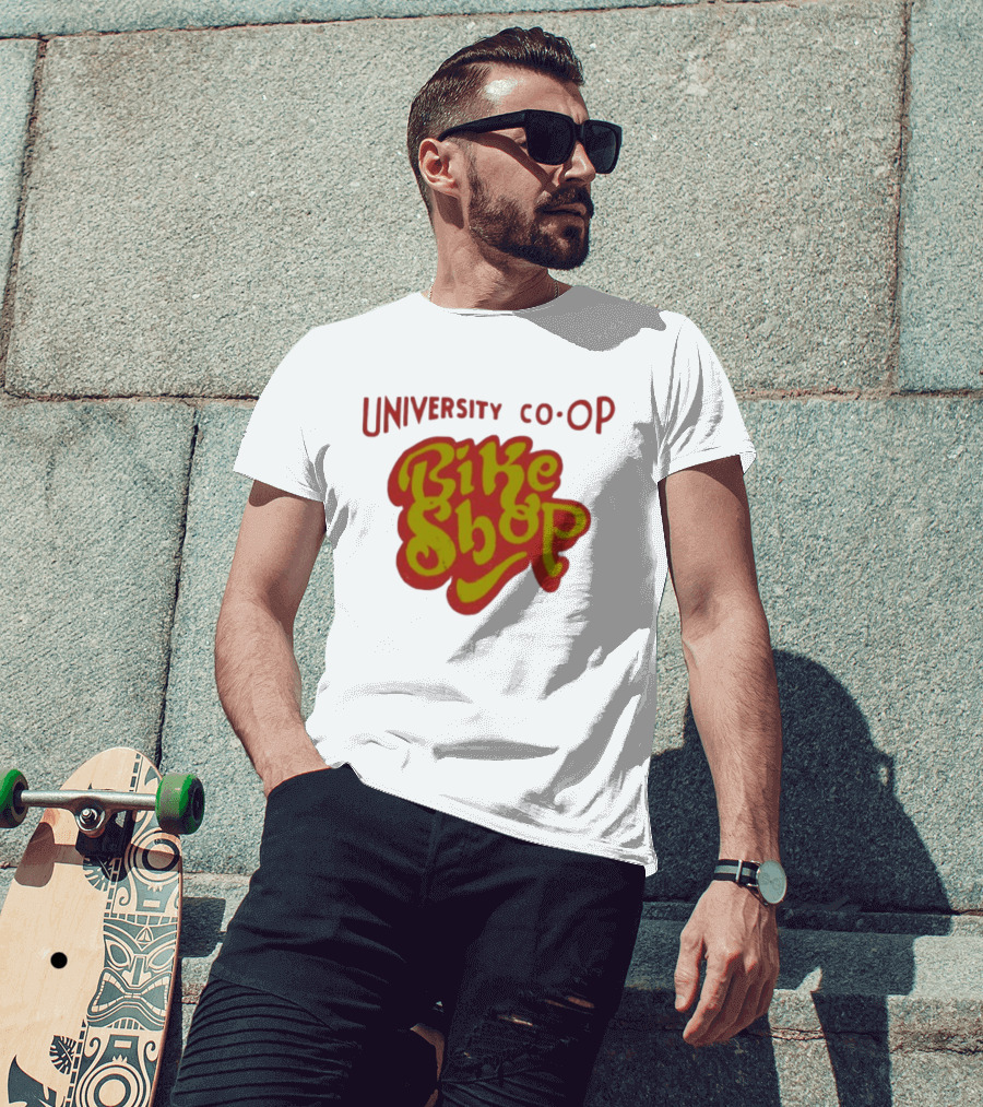 University Co Op Bike Shop Austin Cycling T-Shirt