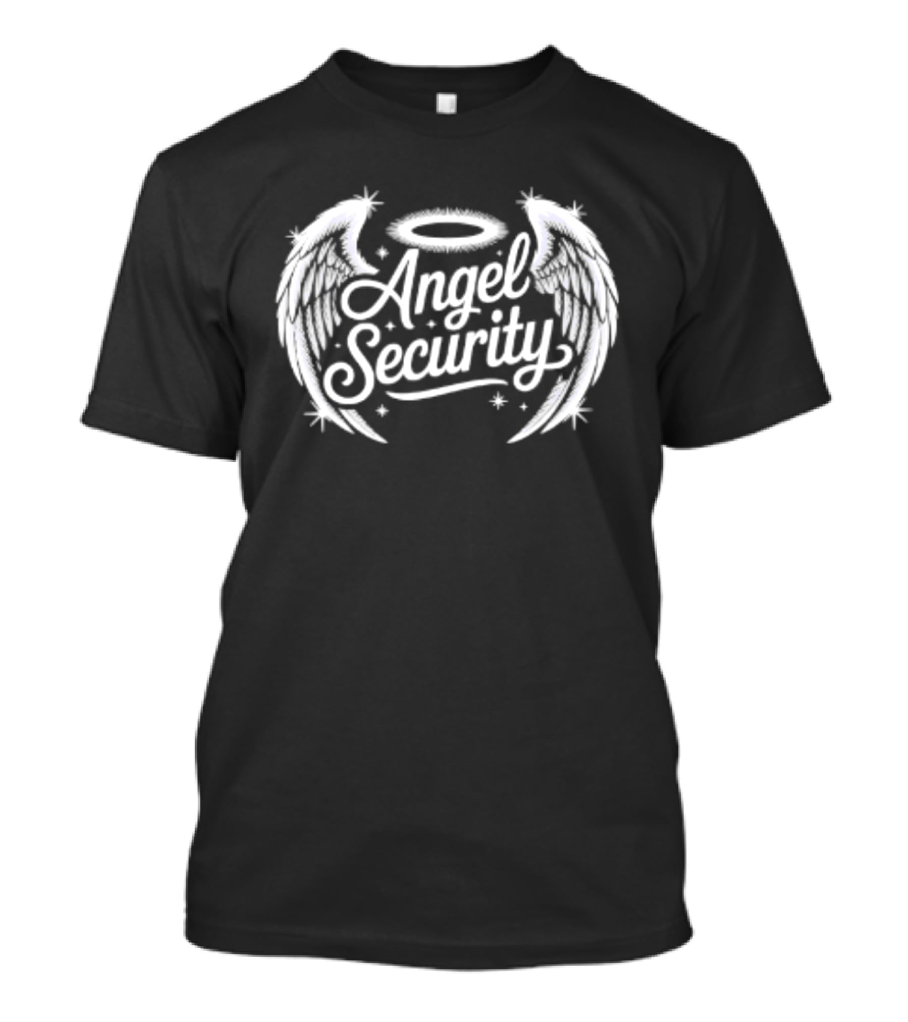 Angel Security Wings And Halo Guardian T-Shirt