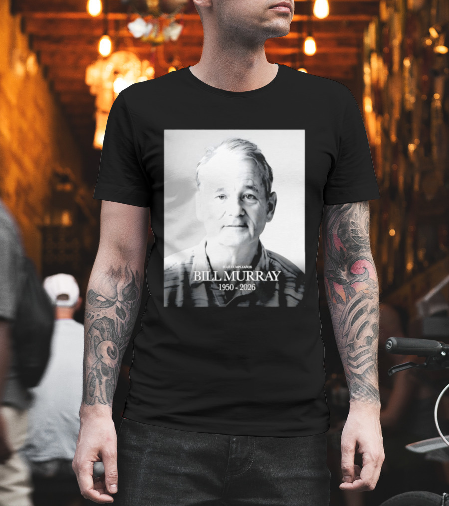 Feliz Cumpleaños Bill Murray 1950 2026 T-Shirt