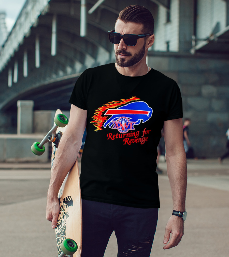 Super Bowl XXVI Buffalo Bills Returning For Revenge T-Shirt