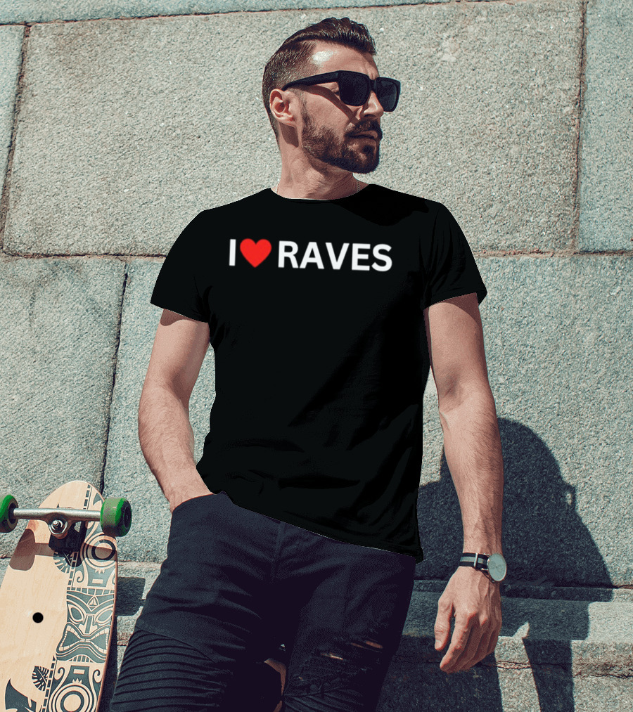 I Heart Raves Festival Wear T-Shirt