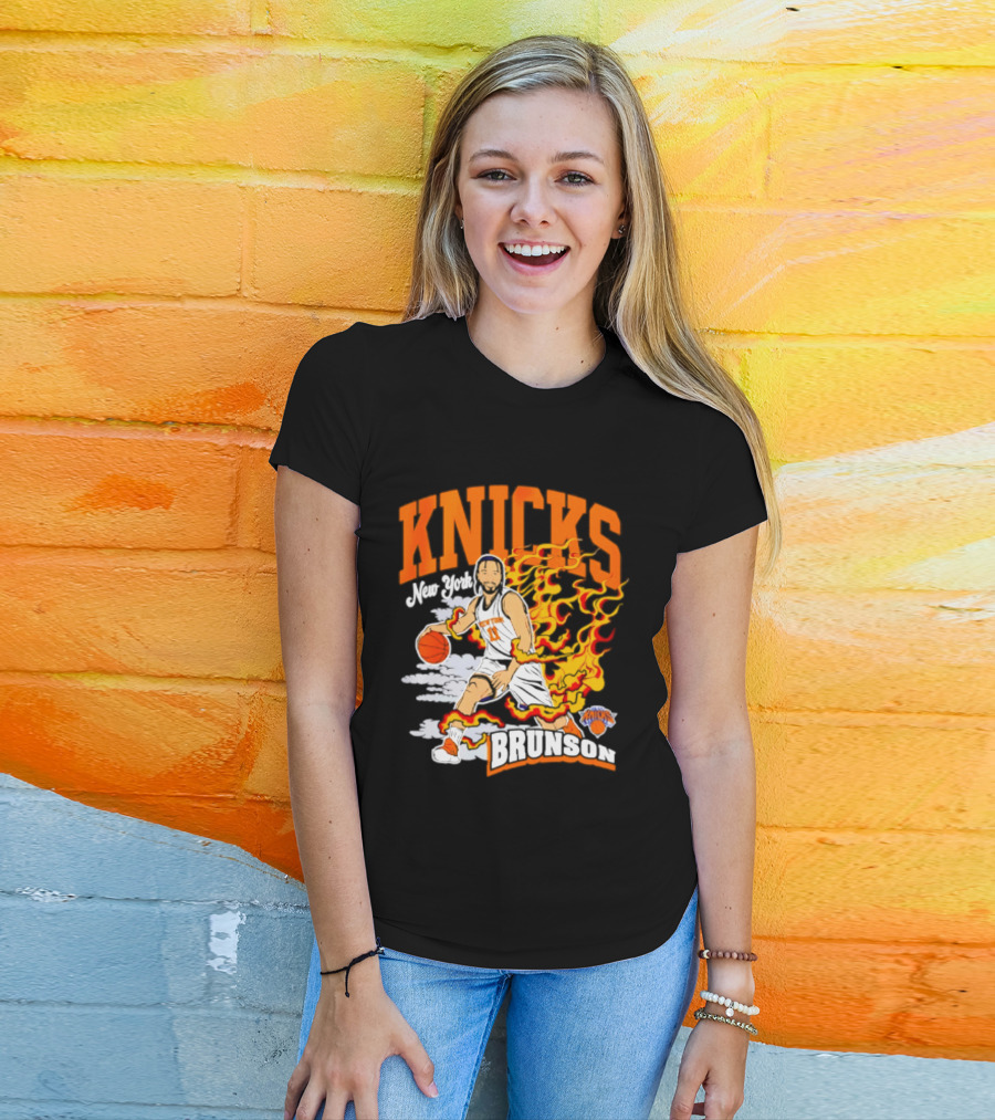 Knicks Jalen Brunson Fired Up New York Knicks T-Shirt