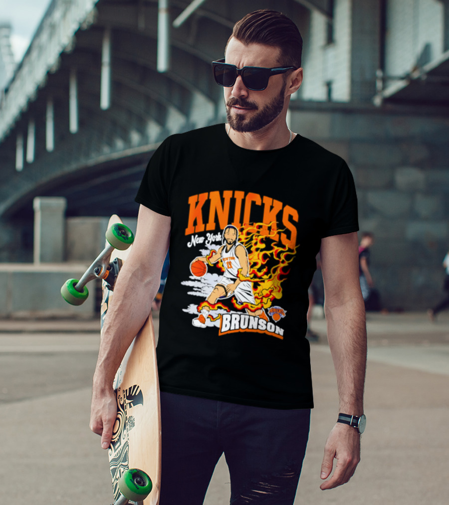 Knicks Jalen Brunson Fired Up New York Knicks T-Shirt