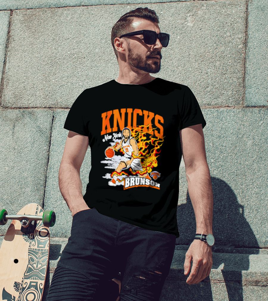 Knicks Jalen Brunson Fired Up New York Knicks T-Shirt