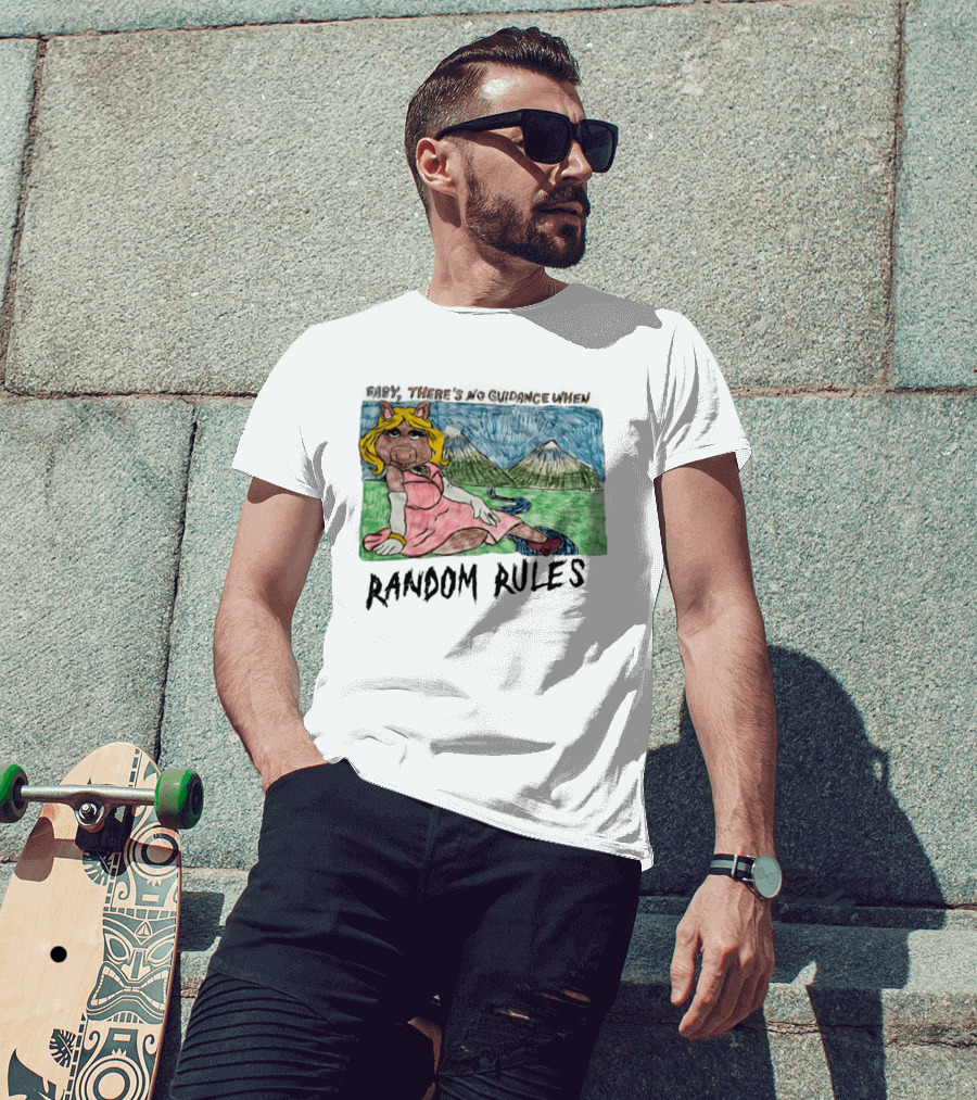 Baby There's No Guidance When Random Rules Miss Piggy Mountains Stream T-Shirt