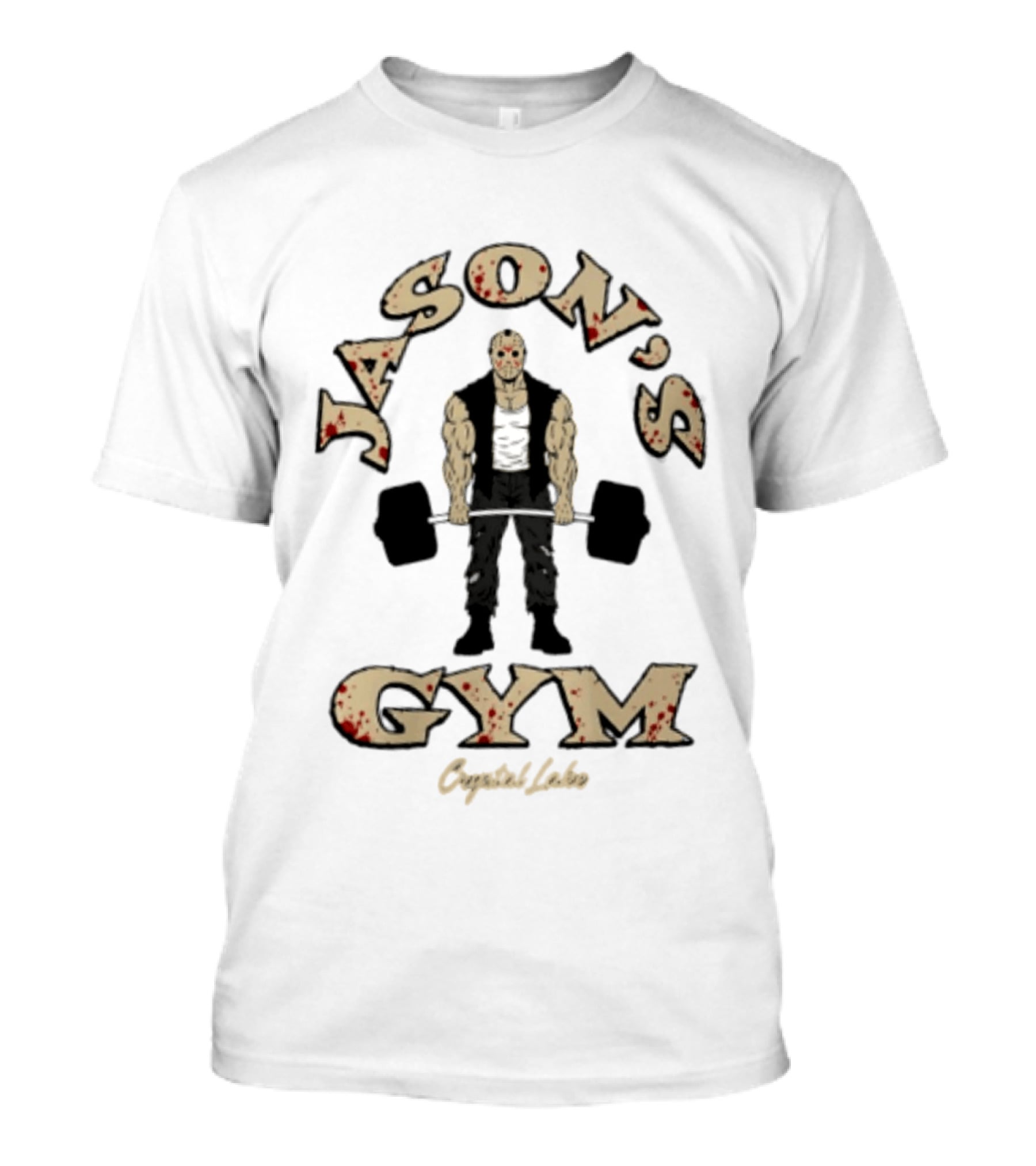 Jason's Gym Crystal Lake Voorhees Fitness Strength T-Shirt