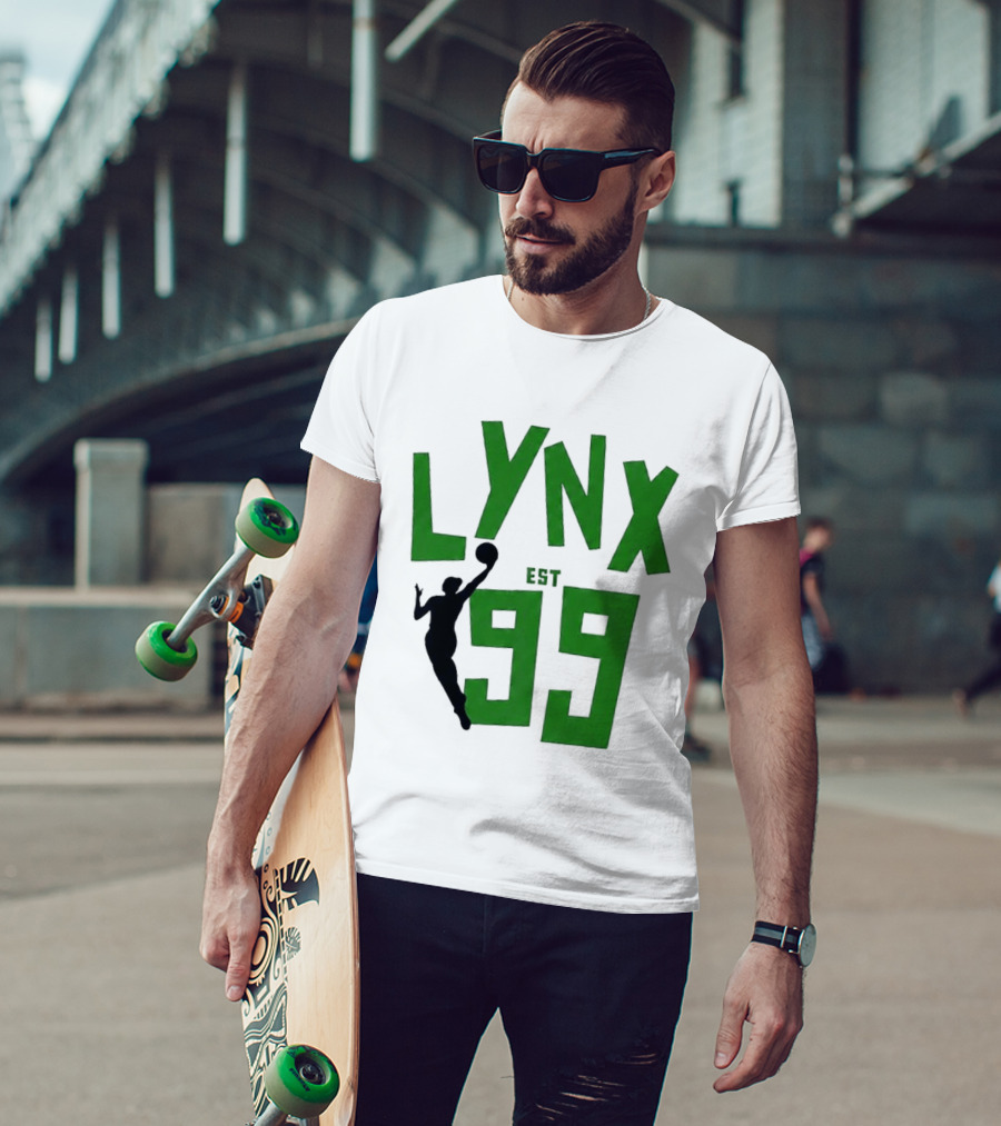 Lynx EST 99 Green Basketball T-Shirt