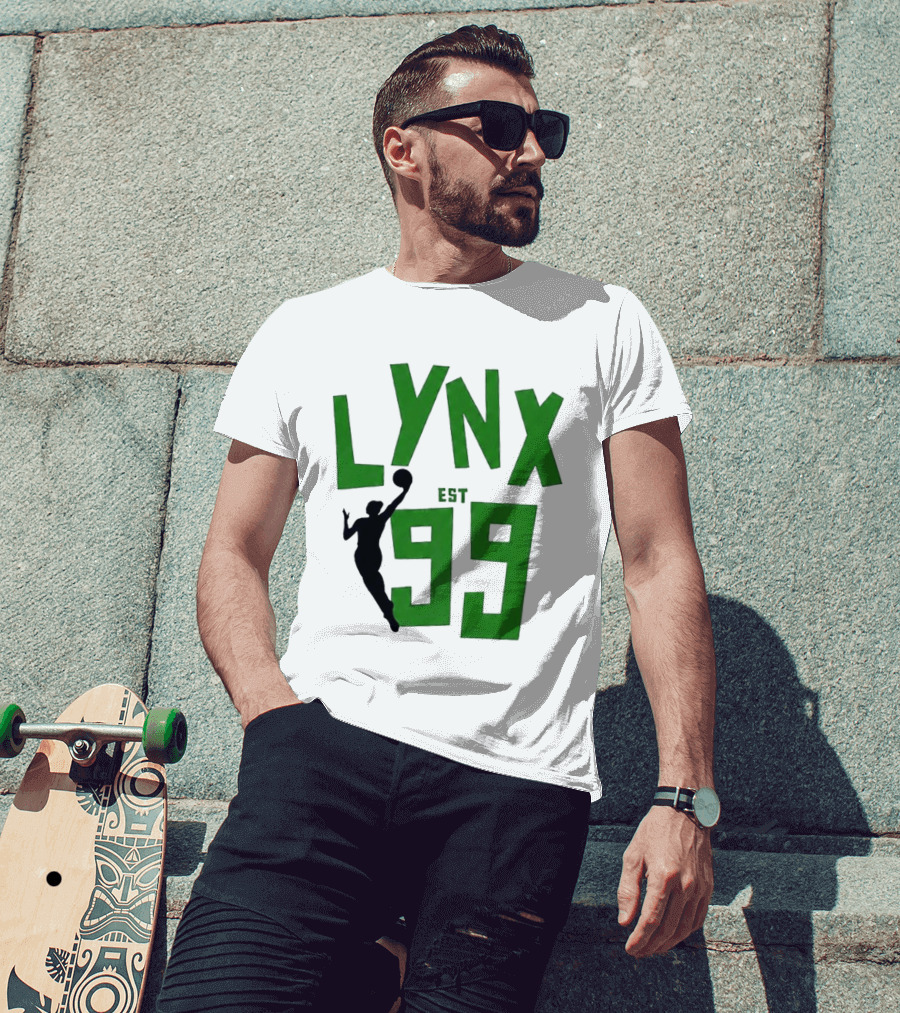 Lynx EST 99 Green Basketball T-Shirt