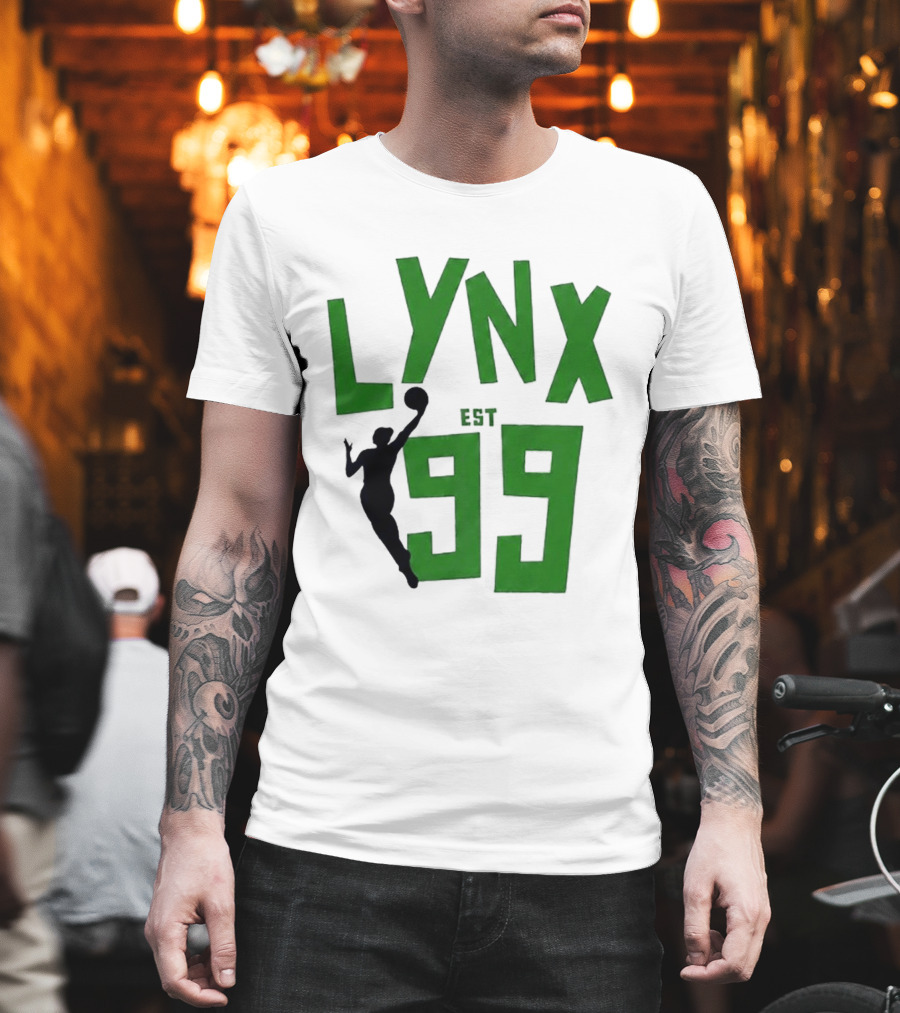 Lynx EST 99 Green Basketball T-Shirt