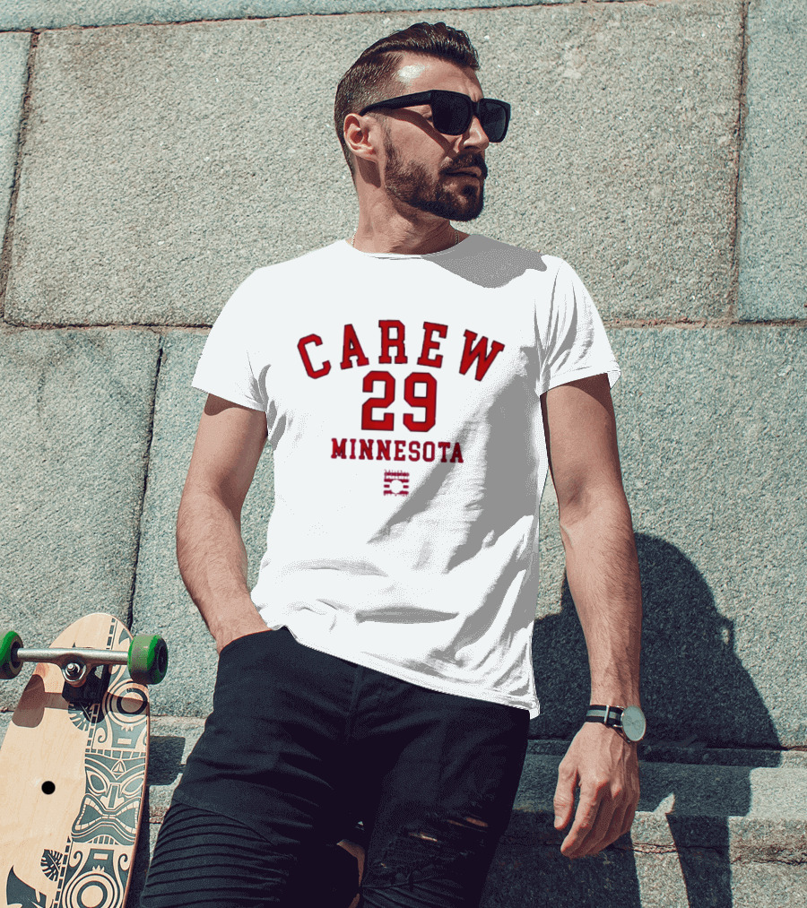 Carew 29 Minnesota Baseball Legend T-Shirt