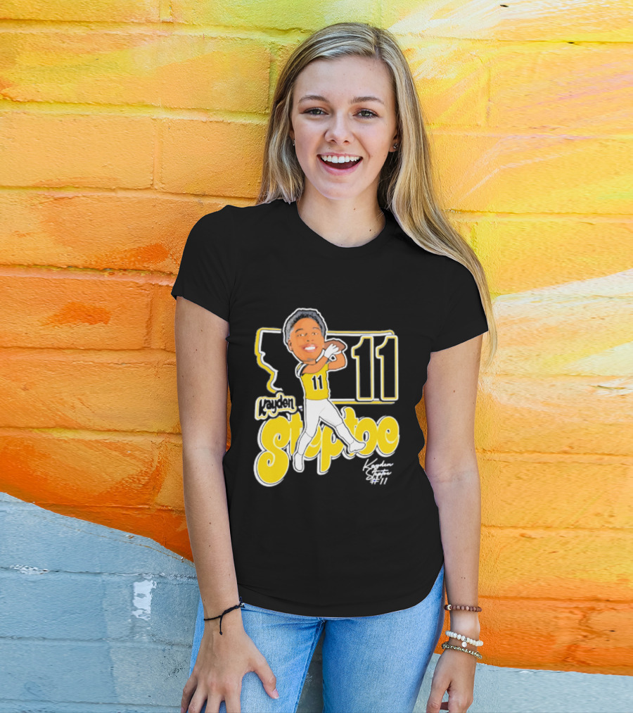 Montana State Bobcats Kayden Steptoe 11 Caricature 2026 T-Shirt