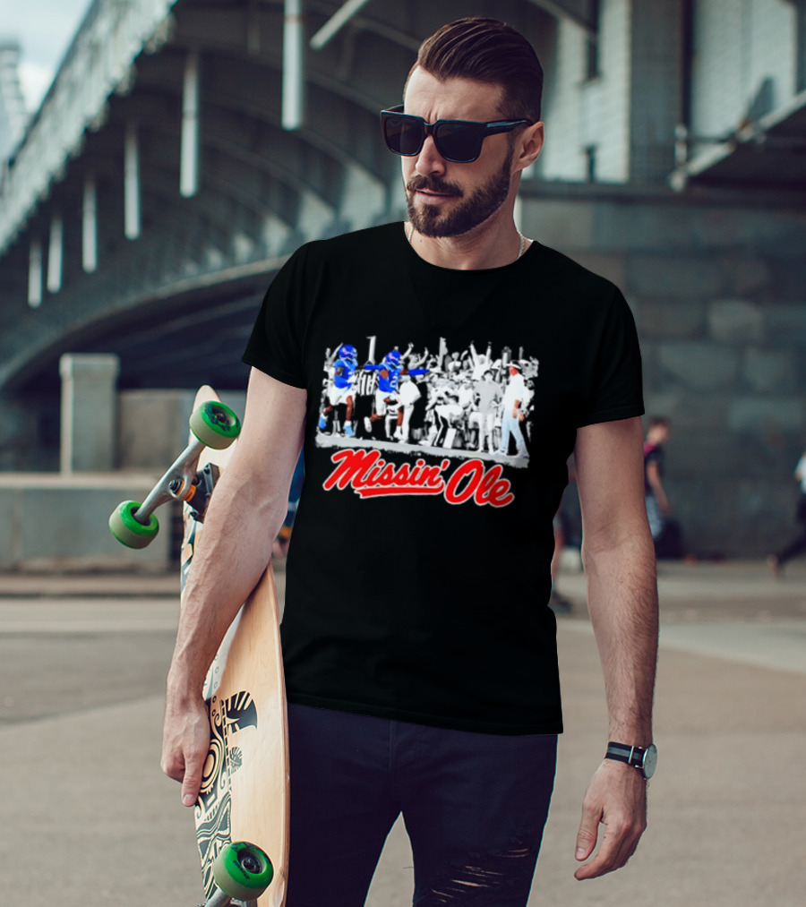 Missin' Ole Rebels Football Coach Mississippi T-Shirt