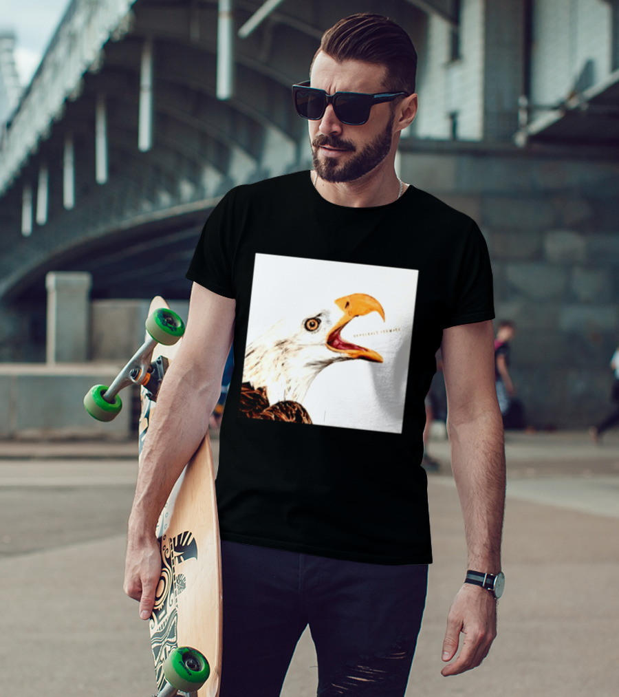 Democracy Forward Bald Eagle Patriotic T-Shirt