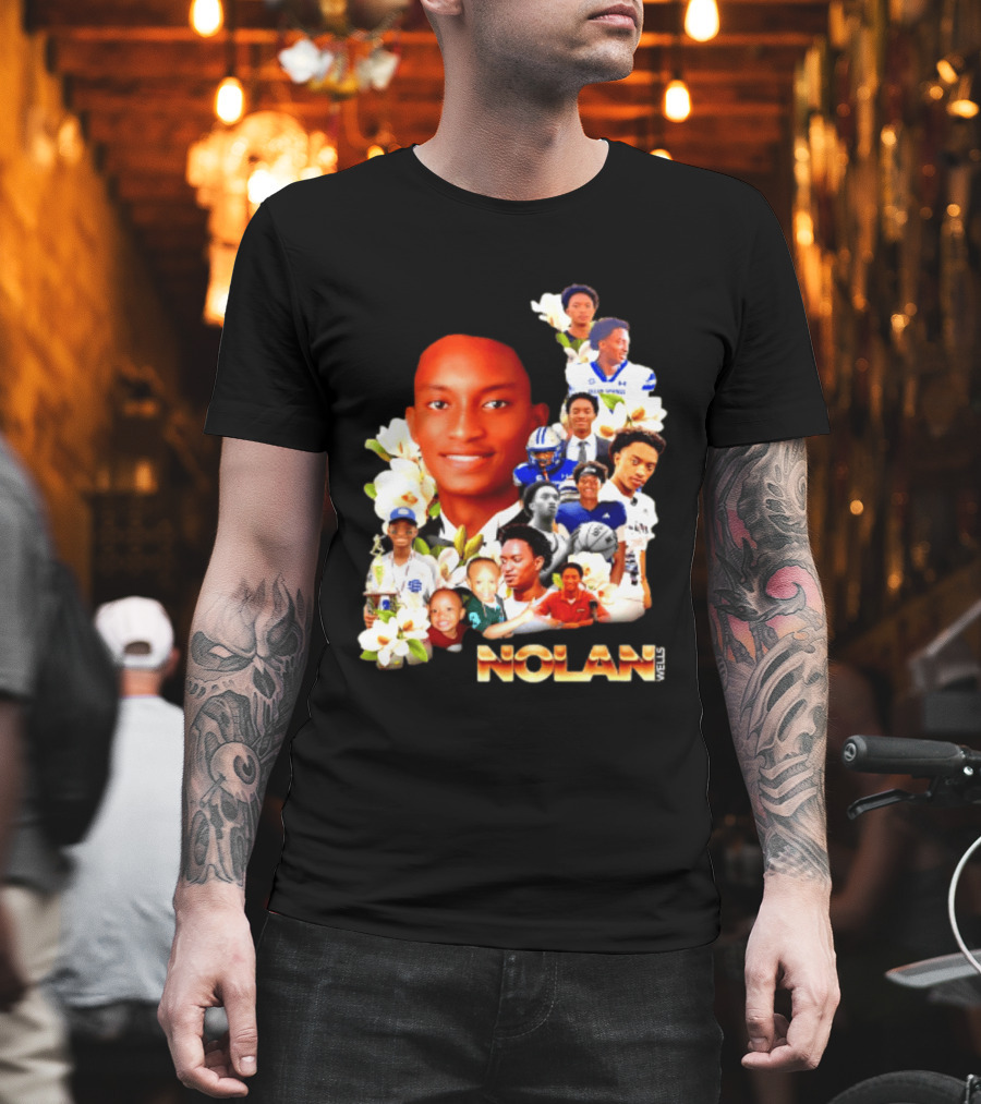 Justice For Nolan Wells 2026 Memorial Collage T-Shirt