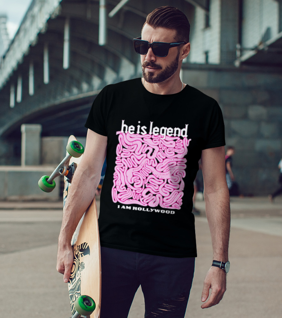 He Is Legend I Am Hollywood Los Angeles Streets Sunset Vine Melrose T-Shirt