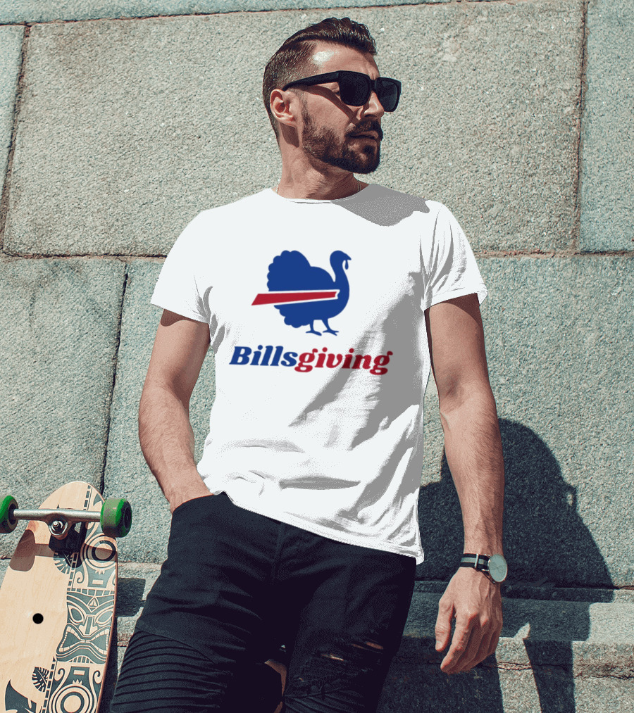 Buffalo Bills Turkey Billsgiving Thanksgiving T-Shirt