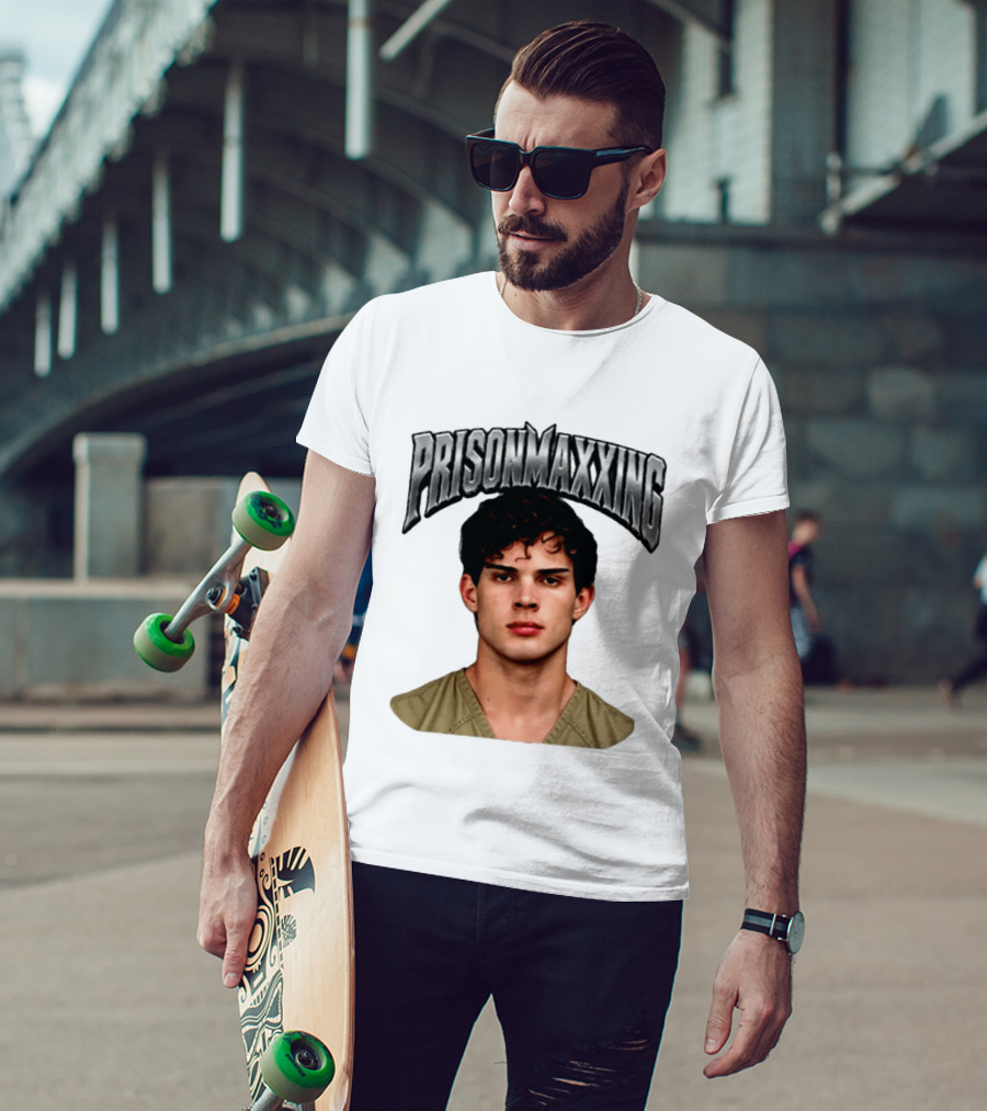 Prisonmaxxing Internet Meme Shot Concept T-Shirt