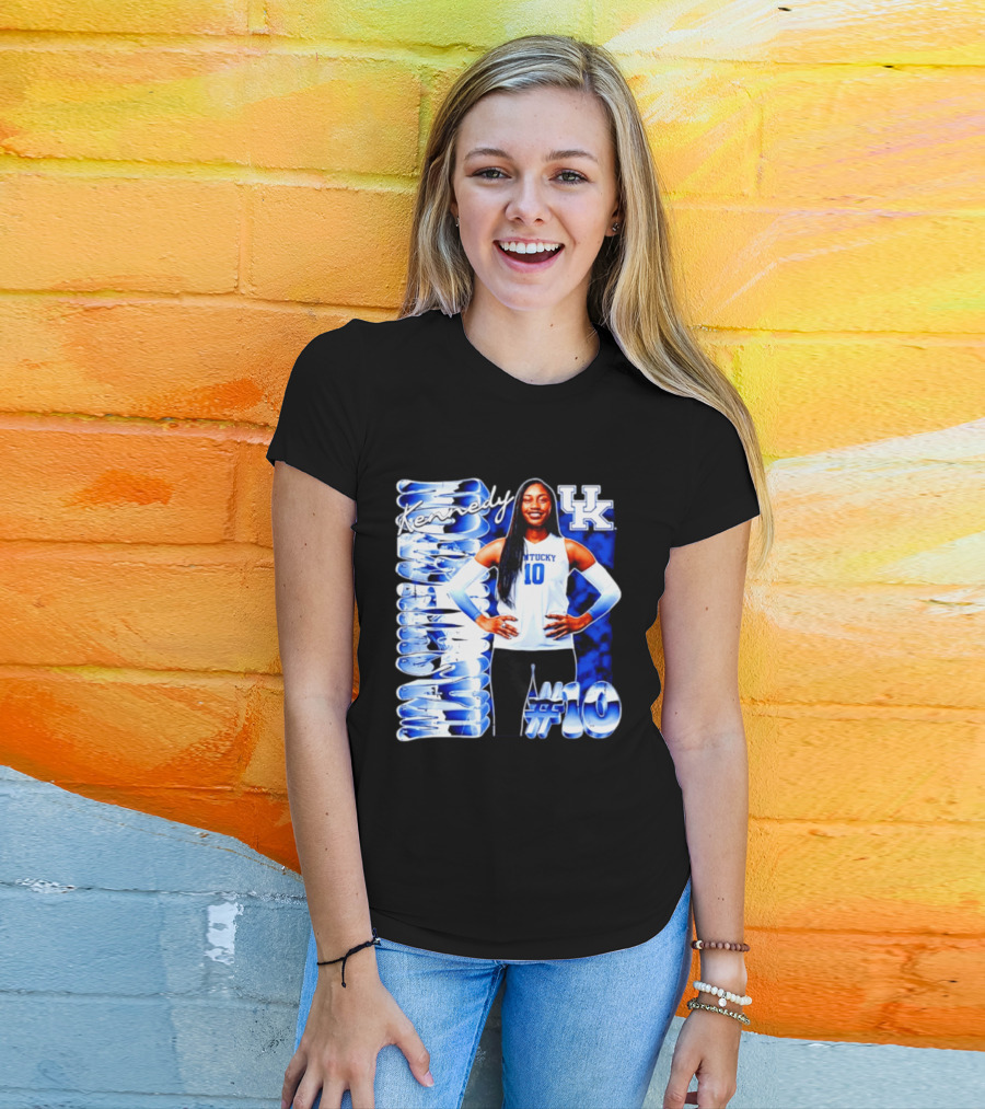 Kennedy #10 Kentucky Wildcats NCAA Volleyball T-Shirt