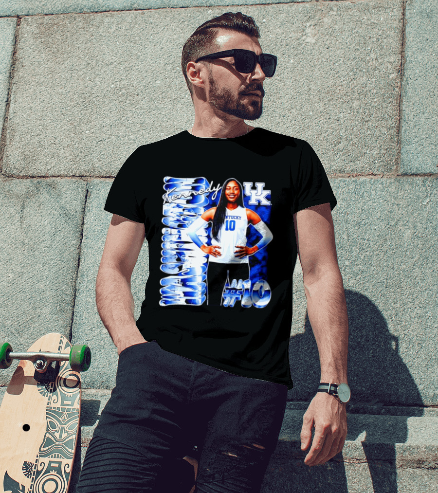 Kennedy #10 Kentucky Wildcats NCAA Volleyball T-Shirt