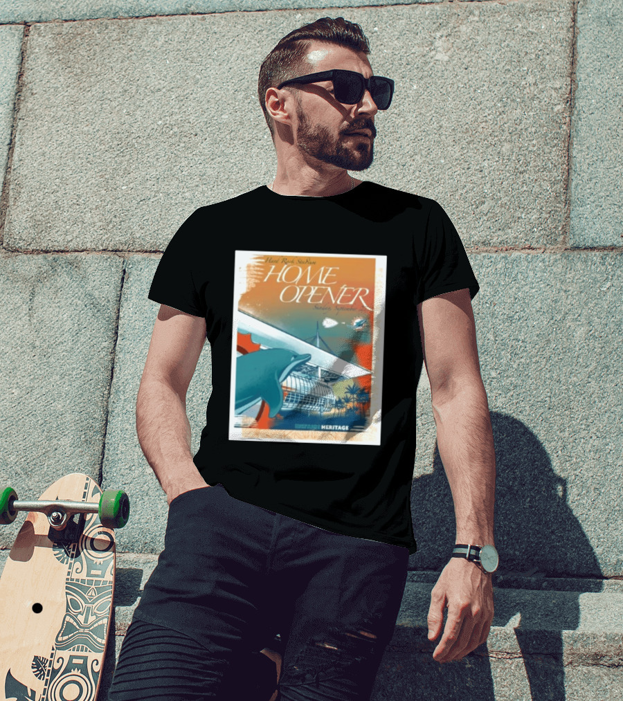 Hard Rock Stadium Home Opener Miami Dolphins Vs Kansas City Chiefs Sunday September 27 2026 Heritage T-Shirt